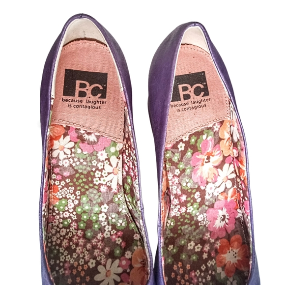 NWOT BC Round-Toe Purple Pump - Picture 10 of 14